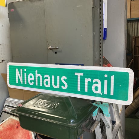 Niehaus Trail　ヴィンテージ　ロードサイン　道路標識　15-292-10