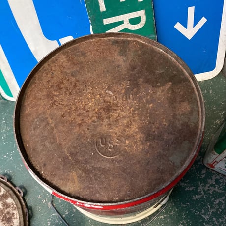AMOCO　ヴィンテージ　グリース缶　16-243