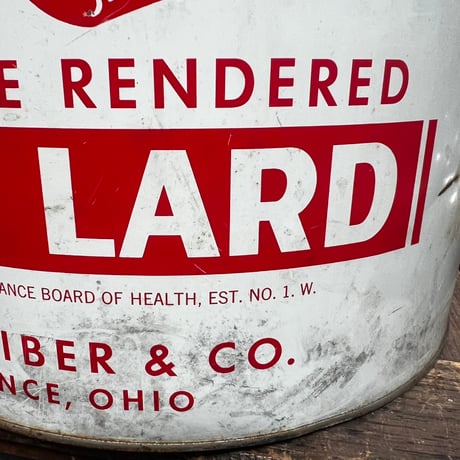 Vintage Pure Lard Can 19-221