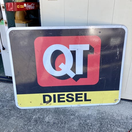SUBWAY × QT　ヴィンテージ　両面大型看板　14-388-23