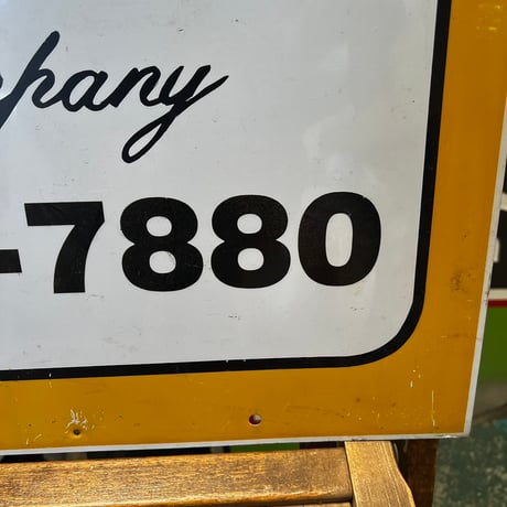 Vintage RAVEN Company 両面 SIGN 17-362-10