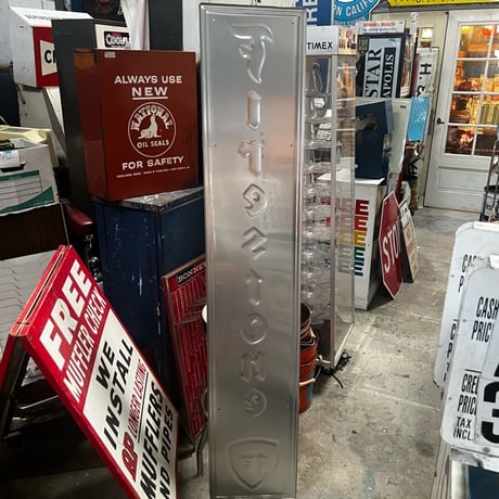 Vintage FIRESTONE SIGN 縦 18-154