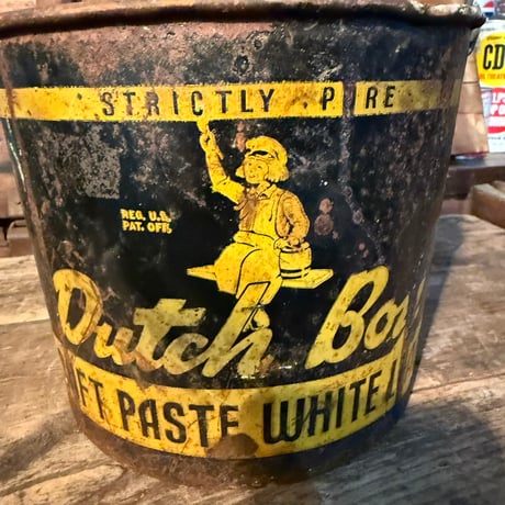 Vintage Dutch Boy Soft Paste White Lead バケツ 20-283