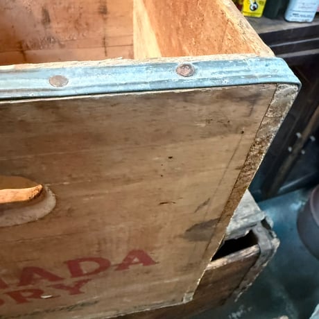 Vintage CANADA DRY 木箱 20-37-1