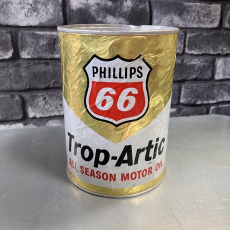 PHILLIPS 66　フィリップス　ヴィンテージ　オイル缶　16-s-3-5