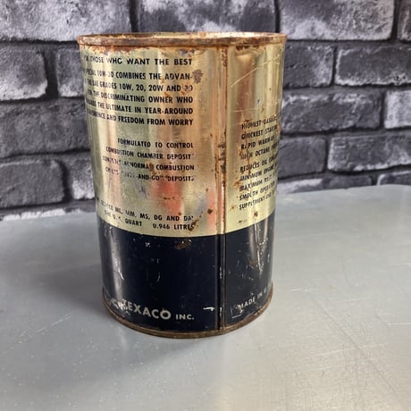 TEXACO テキサコ ヴィンテージ オイル缶　16-s-3-4