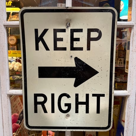 【最終値引】Road Sign Street Sign 道路標識　ビンテージ Vintage Road Sign DEAD END (T620) - 2000toys Antique Mall