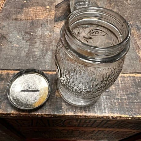 Vintage Glass Coin Bank 18-143