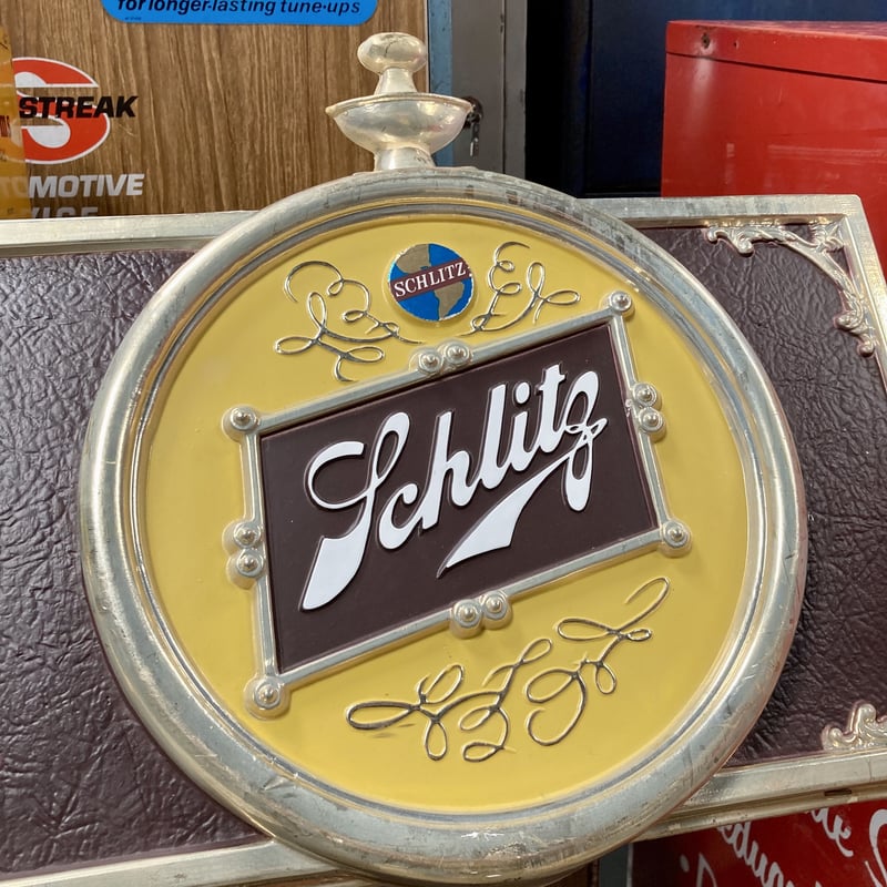 Schlitz シュリッツ ビール ヴィンテージ sign 14-57 | BigBear O