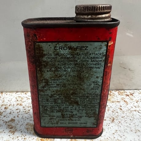 Vintage CROW-FEA Oil 缶 16-c-26