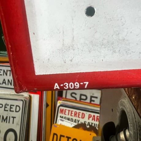 Vintage FIRESTONE SIGN 縦 18-154