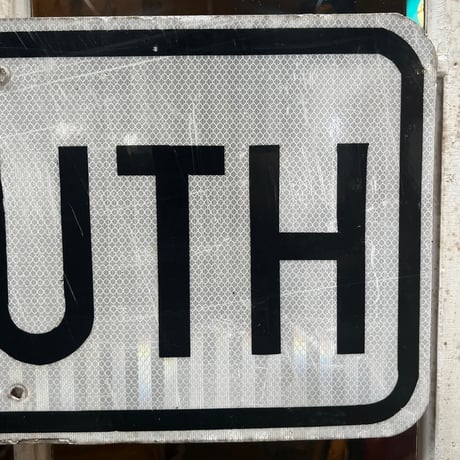 Vintage　Roadsign SOUTH 18-81-30