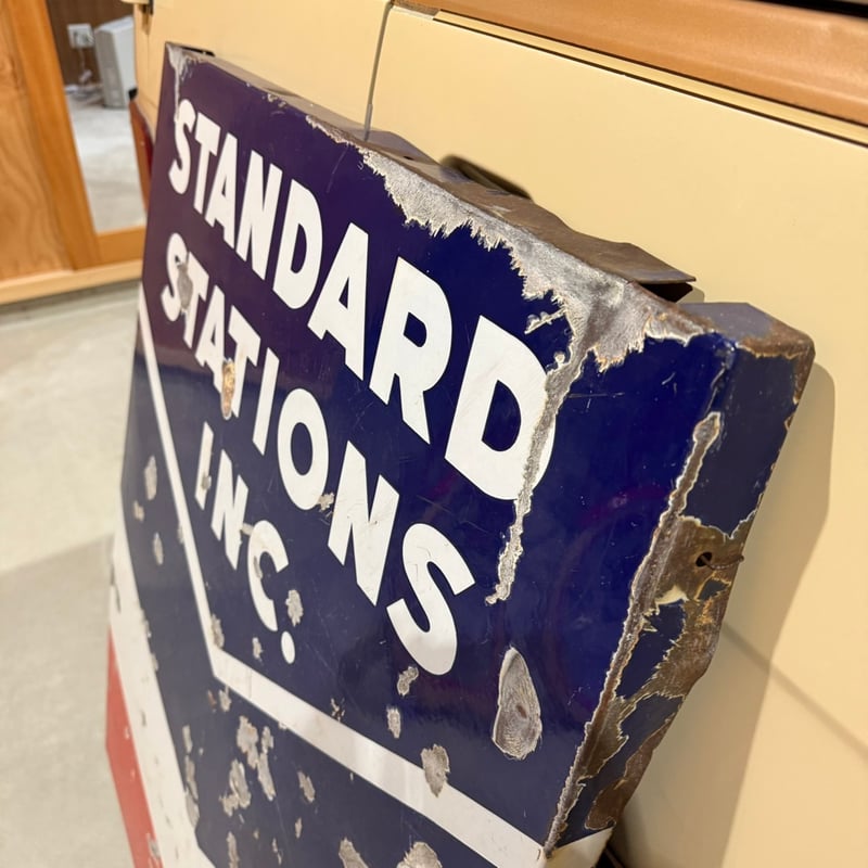 Vintage STANDARD STATIONS INC. ホーロー看板 1-41 | Bi