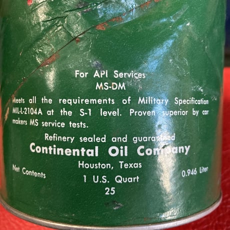 CONOCO　ヴィンテージ　オイル缶　16-s-3-8