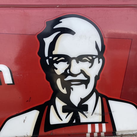 Kentucky Fried Chicken 　ケンタッキー　ヴィンテージ　プラスチック看板　14-311-4