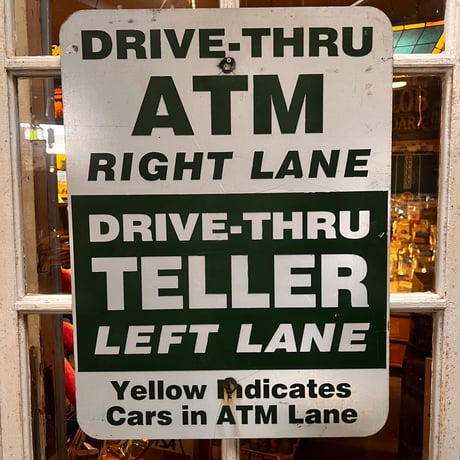 Vintage ATM Sign 20-155-24
