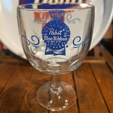 Vintage PABST BLUE RIBBON BEER GLASS 19-314-53