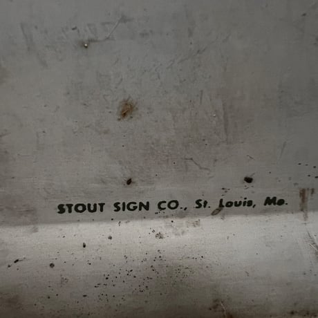 Vintage 7UP 1964年製看板 19-65