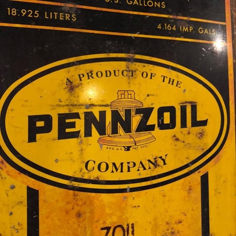 PENNZOIL ヴィンテージ オイル缶