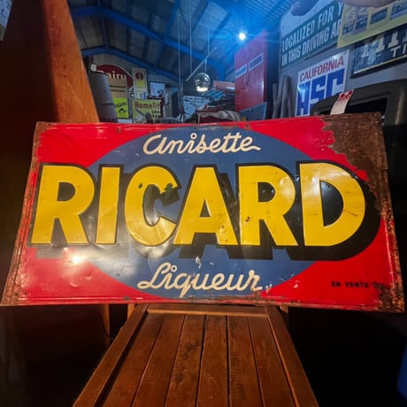 Vintage　RICARD　SIGN　17－77