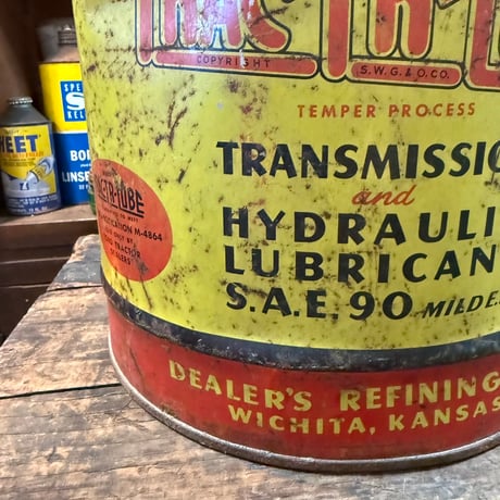 Vintage REED’S TRACTR-LUBE 5ガロン缶 21-297