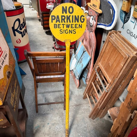 Vintage NO PARKING BETWEEN SIGNS 看板 20-237