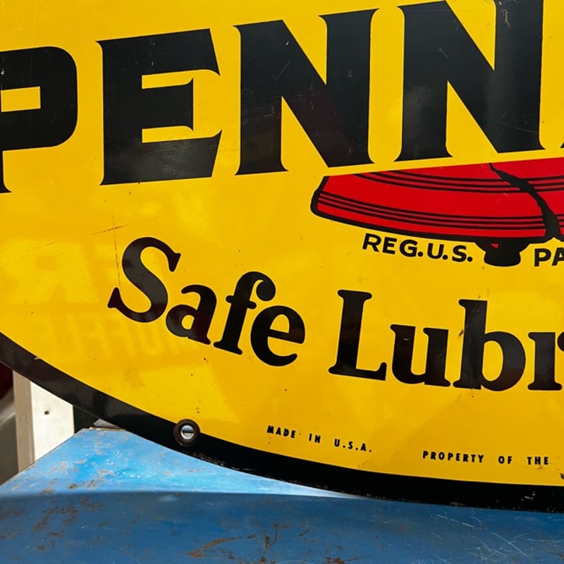 PENNZOIL ヴィンテージ電光看板 PENNZOIL ヴィンテージ電光看板 Vintage Pennzoil light, lighted sign