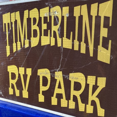 TIMBERLINE RV PARK × LA TAPATIA　ヴィンテージ　両面サイン　14-389-9