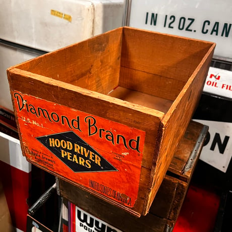 Vintage Diamond Brand WoodCrate 20-430