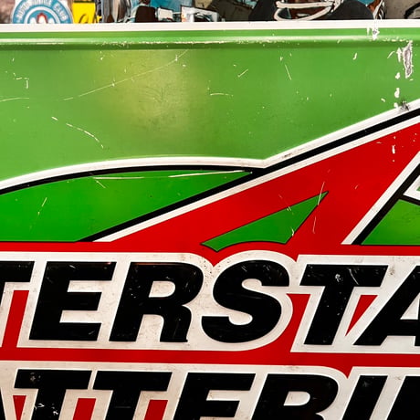 Vintage INTERSTATE BATTERIES Sign 20-19