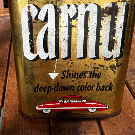 vintage　DEEP GLOSS CARNU WAX CAN　16-C-5