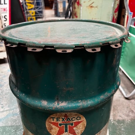 Vintage TEXACO OIL CAN 蓋つき 14-83