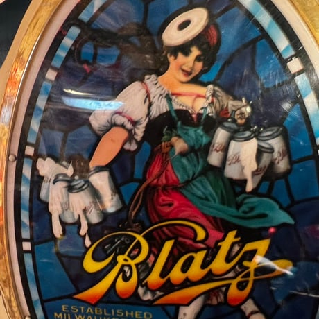 Vintage Blatz Beer Display Light 19-227