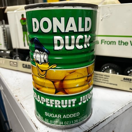 Vintage DONALD DUCK Grapefruit Juice CAN 19-122-17