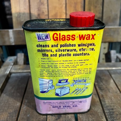 ヴィンテージ　Glass Wax　CAN 16-C-2