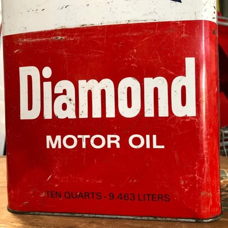 SUNOCO Diamond MOTOR OIL ヴィンテージ オイル缶 1960s