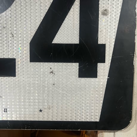 Vintage PENNSYLVANIA州道 424 道路標識 看板 18-178
