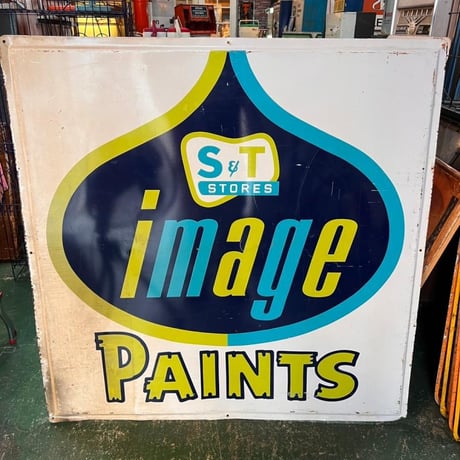 S&T STORE image PAINTS 1960’ｓ ヴィンテージサイン 大型看板 (12)76