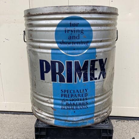 PRIMEX　ヴィンテージ　ショートニンング（食用油脂）缶　15-25