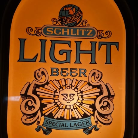 Vintage SCHLITZ Beer Light 17ー334