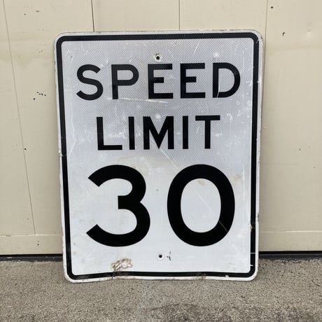 ヴィンテージ　ロードサイン　道路標識　15-295-30