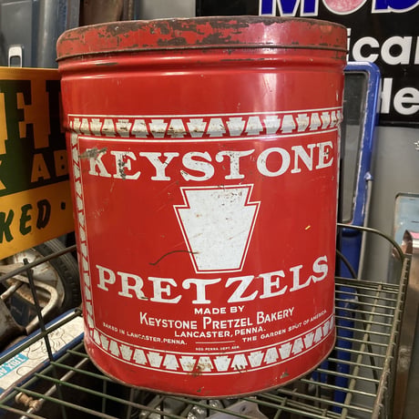 KEYSTONE PRETZELS BAKERY　ヴィンテージ缶　11-26
