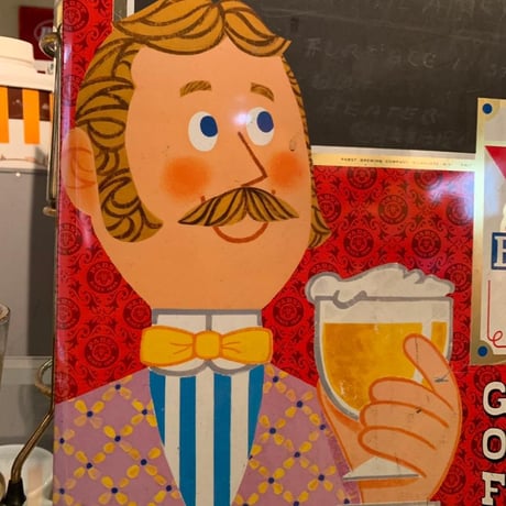 Pabst Blue Ribbon パブスト ビール ヴィンテージ　ブラックボード　黒板