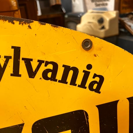Vintage PENNZOIL 両面 Sign 20-294