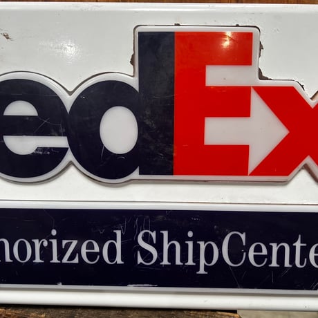 Vintage FedEx Display Light Sign  17-30