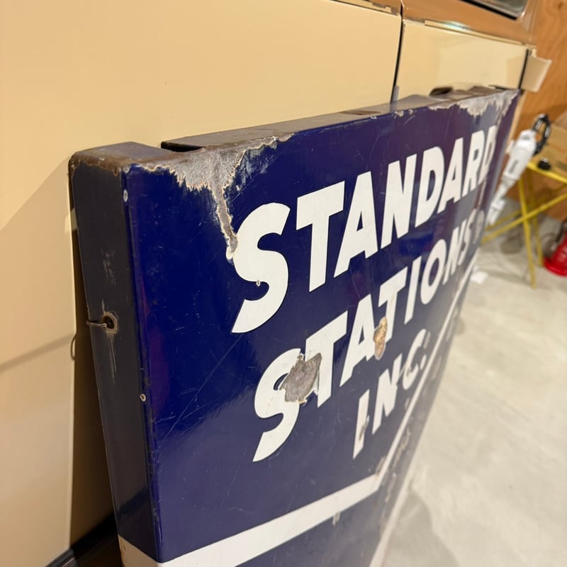 Vintage STANDARD STATIONS INC. ホーロー看板 1-41 | Bi