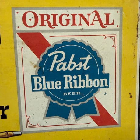 Vintage Pabst Blue Ribbon Beer メニューボード黒板 21-248