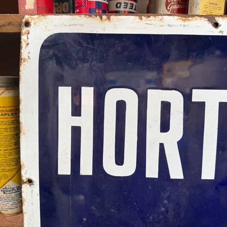 Vintage HORTON'S ICECREAM ホーロー看板 20-127
