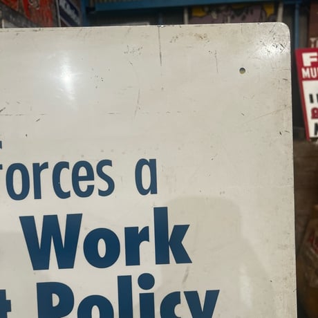 Vintage SMOKE-FREE SIGN 18-244-11