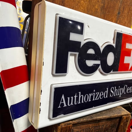 Vintage FedEx Display Light Sign  17-30